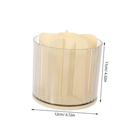 jojofuny Rotating Pen Organizer for Desk Minimalist Desktop Storage Great for Office and Home Decor Household Cosmetic Brush Holder Capacity