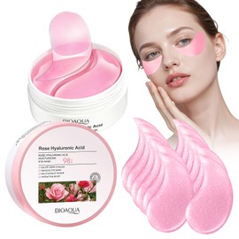 Parches para Ojos de Hidrogel, 60 Pares Mascarilla Ojos para Bolsas Ojeras  Parches Ojos Bolsas Colageno con Efecto Iluminador, Hidratante,...        