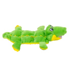 Outward Hound Squeaker Matz Plush Gator Dog Toy, Small