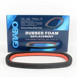 Raizidom GRABO Electric Vacuum Suction Cup Lifter for Wood Dry-Wall Granite Glass Tiles (1 Rubber Foam Seal)