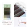ANNAFRIS Eyelash Extensions, 3D Brown, 0.07 C, 8-12 mm, Colourful