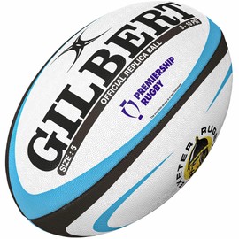 Gilbert Exeter Rugby chiefs replica rugby ball size Midi [white/sky]