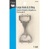 Dritz 729-65 Large Hook & D-Ring, Nickel 1-Set