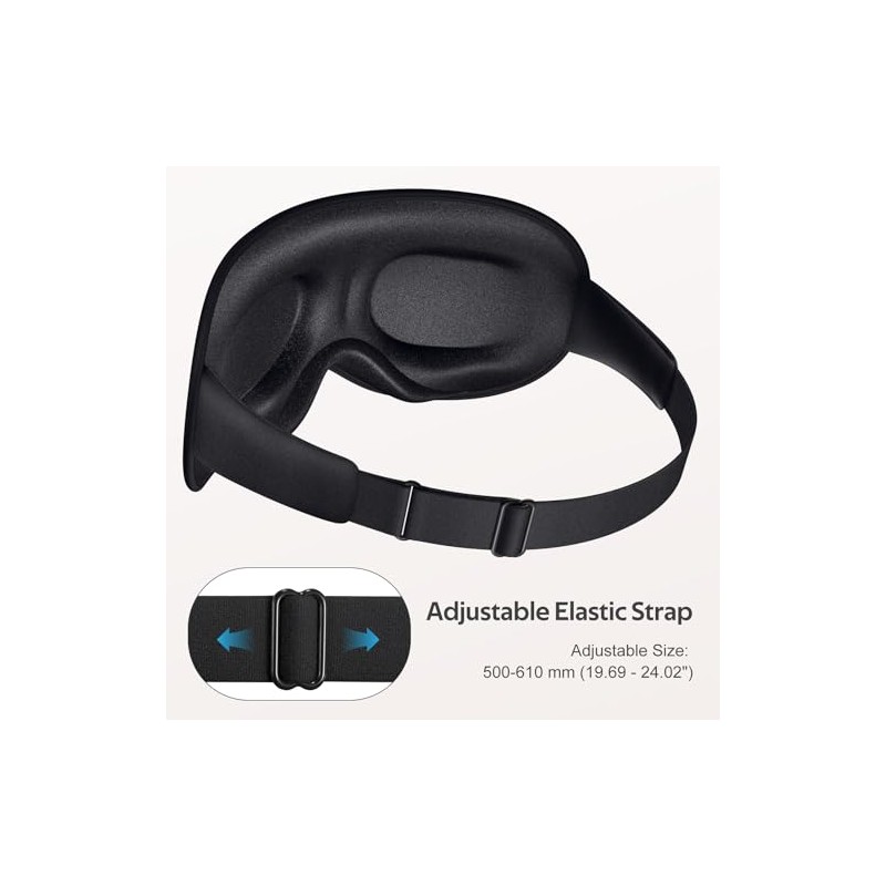 Vynix® Sleep Mask for Men Women - 100% Blackout Eye