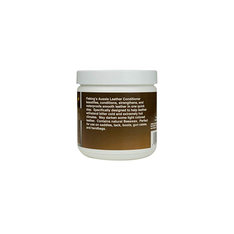 Fiebing's Aussie Leather Conditioner (14 oz) - Contains Beeswax to