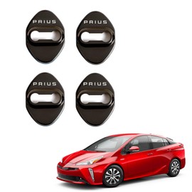 Blazeray Toyota Prius 50 Series 60 Series (December 2015 - January 2023) Door Lock, Car Specific Door Striker Cover, Custom Parts, Accessories, Interior Parts, Easy Installation, Stainless Steel, Rust