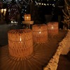 Large Solar Rope Lantern Outdoor Hanging – Handwoven Jute Rope