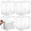Domensi 4 Pcs Breast Milk Storage Tower Breast Milk Freezer