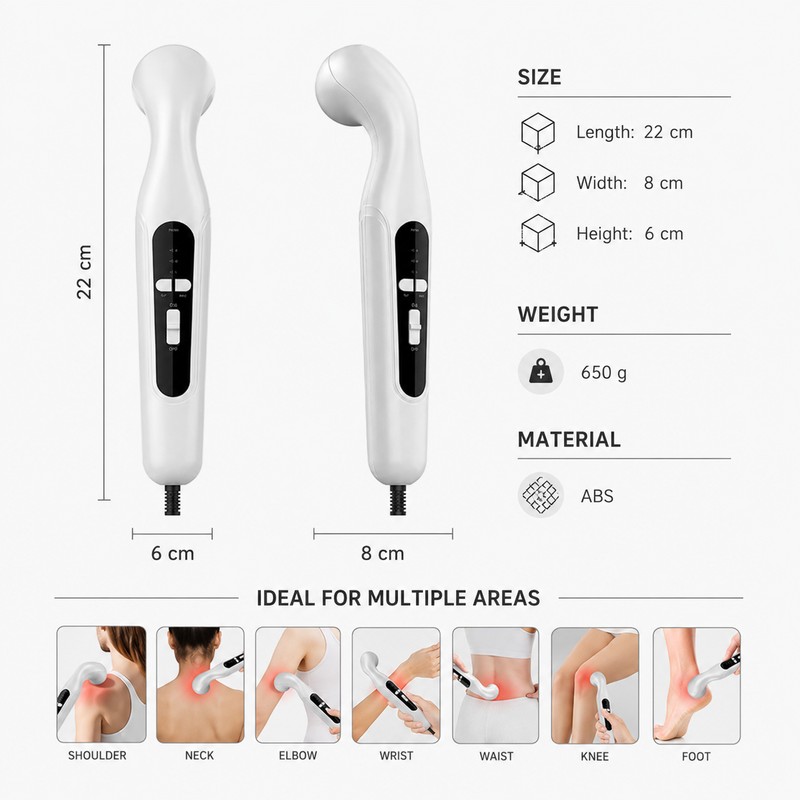 1MHz Ultrasound Body Massager for Targeted Relaxation – Portable Handheld