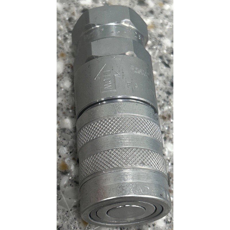 Faster FFH06 12 SAE Flat Face Hydraulic Coupler