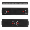 HYVAWO Waist Belt Neoprene Padded Gym Pulley Strap with Rings