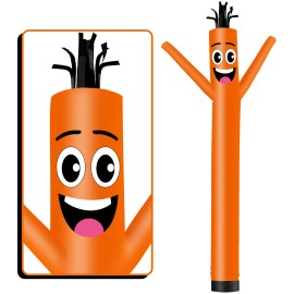 Inflatable Tube Man Wacky Wave Dancer for Outdoor Advertising Promotion Air Dancer - Orange (Blower Not Included)Color: FUNNELCAKF, Size: 10FT