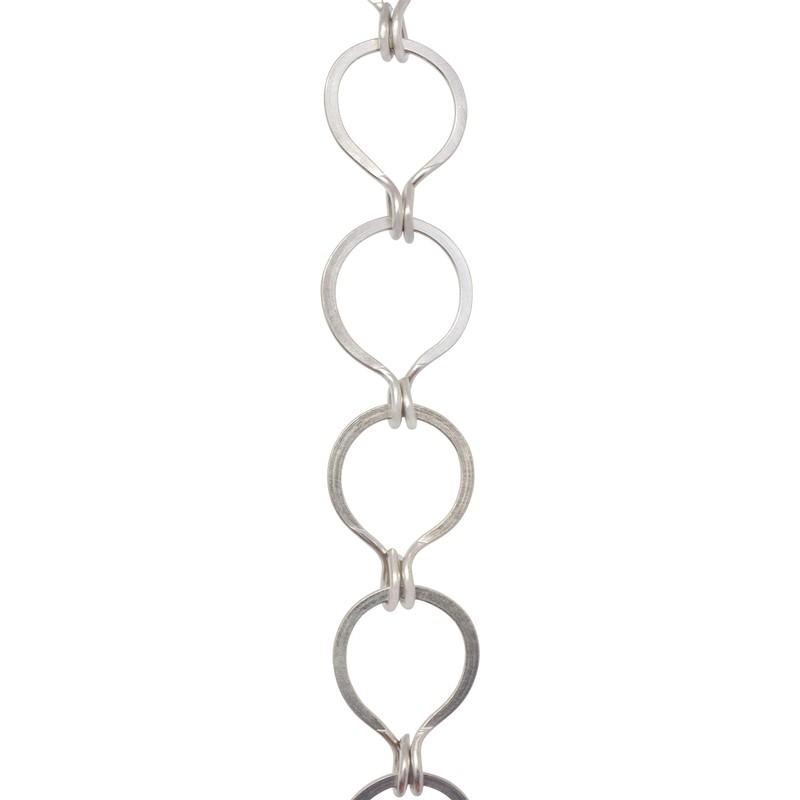 RCH Hardware CH-04R-SN Brass Chandelier Chain, Satin Nickel (1 Foot)
