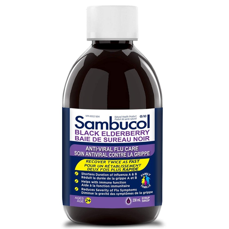 Sambucol Black Elderberry Anti-Viral Flu Care | Quickly Relieves Cold