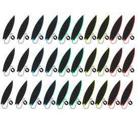 30Pcs Wind Finger Surfboard Mini Wind Surfing Toys Finger Surf Boards, Surfing The Wind Fingertip Surfboard Fingerboard for Kids, Teens, Adult