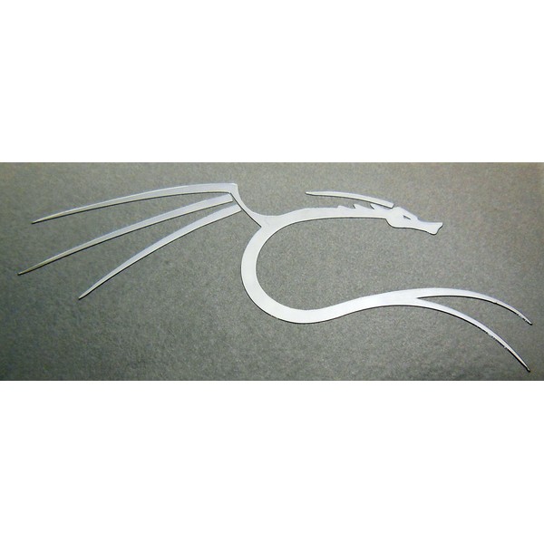 VATH backtrack/Kali Linux Dragon Metal Sticker 27 x 66mm [716]