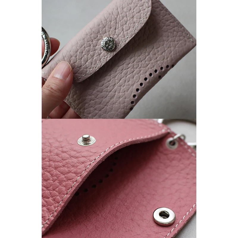 [サロンドアルファード] マルチケース カードケース ミニケース パスケース キーケース バッグチャーム 小銭入れ 本革 レザー