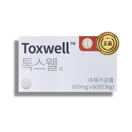 Toxwell Tablets Diet Swell Bromelain Supplement 600mg x 60 tablets / 톡스웰 정 다이어트 스웰 브로멜라인 보조제 600mg x 60정