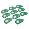 10 PCS Golf Club Head Covers Four Leaf Clover Pattern