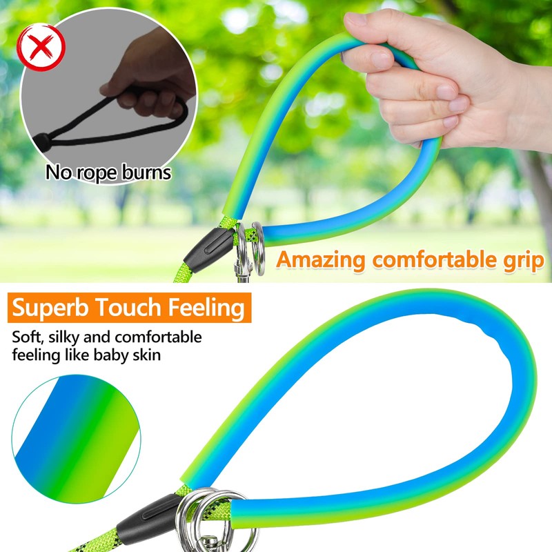 NTR Long Dog Leash, 30FT Check Cord with 2 Swivel