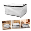 ABOOFAN 2pcs Transparent Quilt Storage Bags with Zipper Compression Organizers