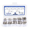 490Pcs 7-Size Stainless Steel Spring Lock Washers Assortment Kit Split