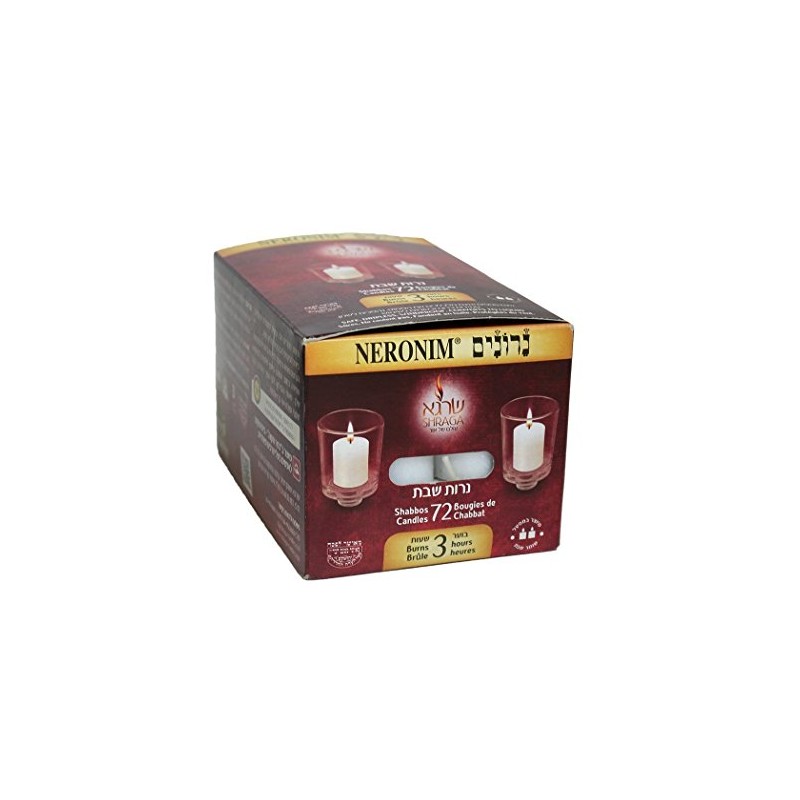Paskesz Neronim 3 Hour Candles (72 Candles)