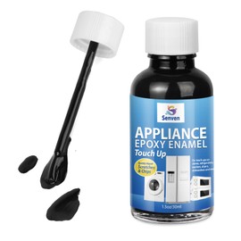 Pintura negra para electrodomésticos, pintura acrílica de retoque esmaltado de alto brillo, lápiz de pintura de retoque negro para electrodomésticos, 