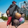 OrgaWise Football Bag for Balls with Non-Slip Pad and Big