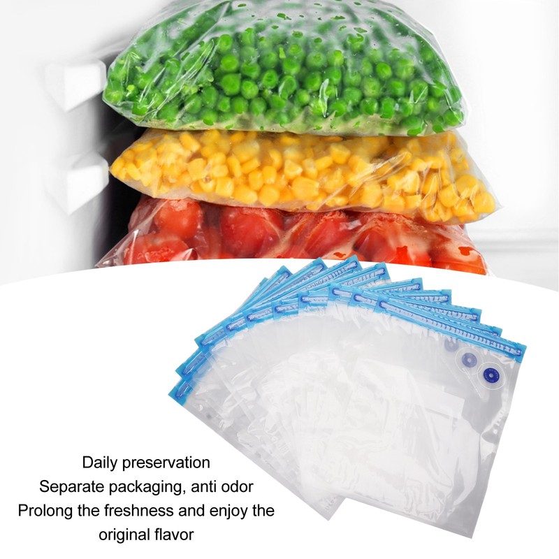10pcs Vacuum Sealer Bags Multipurpose Food Vacuum Compression Bags for