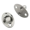 RLECS 2pcs Hook Eye Latch Lock 304 Stainless Steel Security