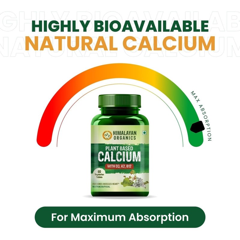  Plant Based Calcium 650mg Supplement for Better Absorption |
