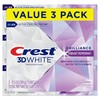 Crest 3D White Brilliance Teeth Whitening Toothpaste, Vibrant Peppermint, 3.5