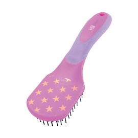 HyShine Stars Easy Grip Mane and Tail Brush: Pur/Pink