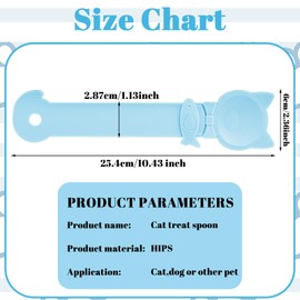 KFHENSOMR Cat Treat Spoon Squeeze, 3pcs Sliding Pet Cat Treat Spoon, Cute Cats Strip Feeder Spoons, Multi-Function Lickable Wet Food Dispenser for Liquid Snack Puree Pet Supplies (3 Colors)