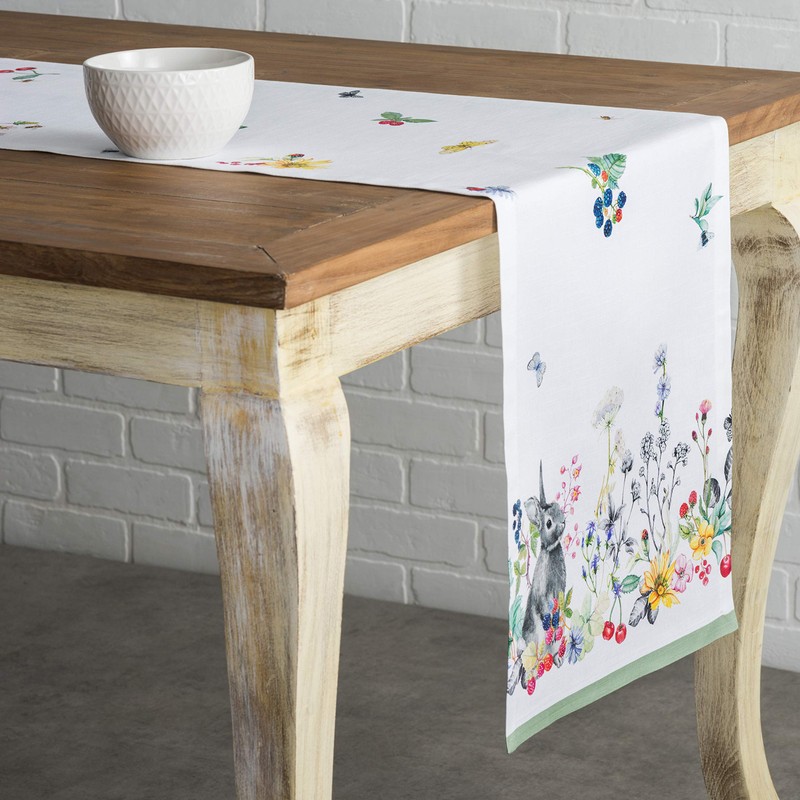 Maison d' Hermine Table Runner 100% Cotton 37cm x 230cm