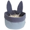 Papierdrachen Easter Nest with Rabbit Ears, Blue, Muslin Look, Perfect