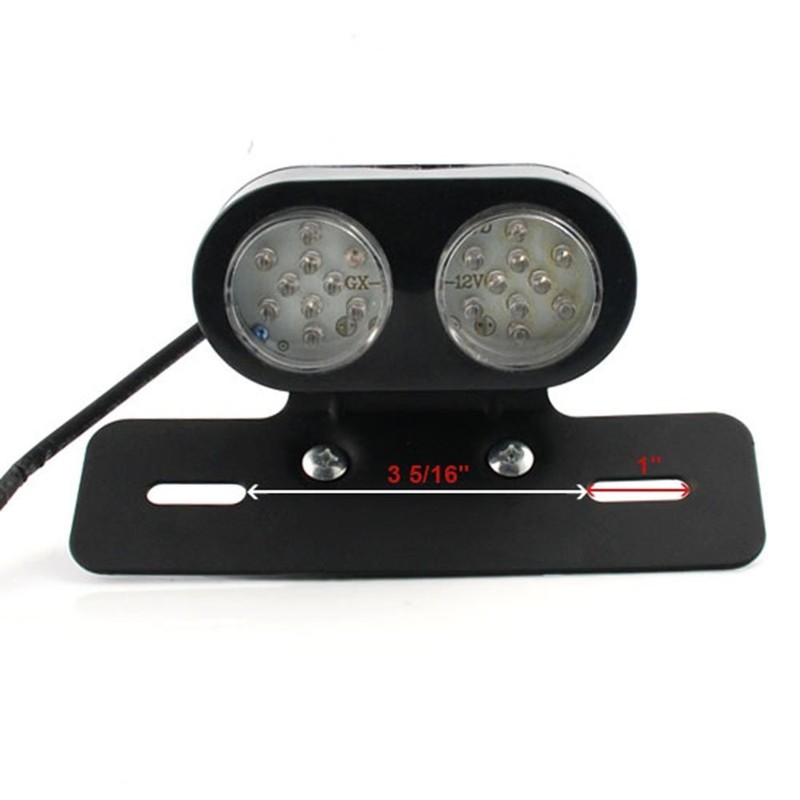 Szmsy Motorcycle Tail Light Plastic Metal Material Bike Light Lamp