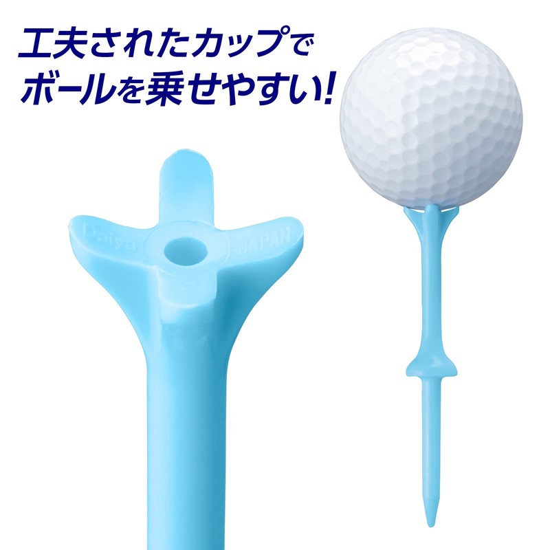 Daiya Golf (DAIYA GOLF) Repro Tee with Step, Long, Blue