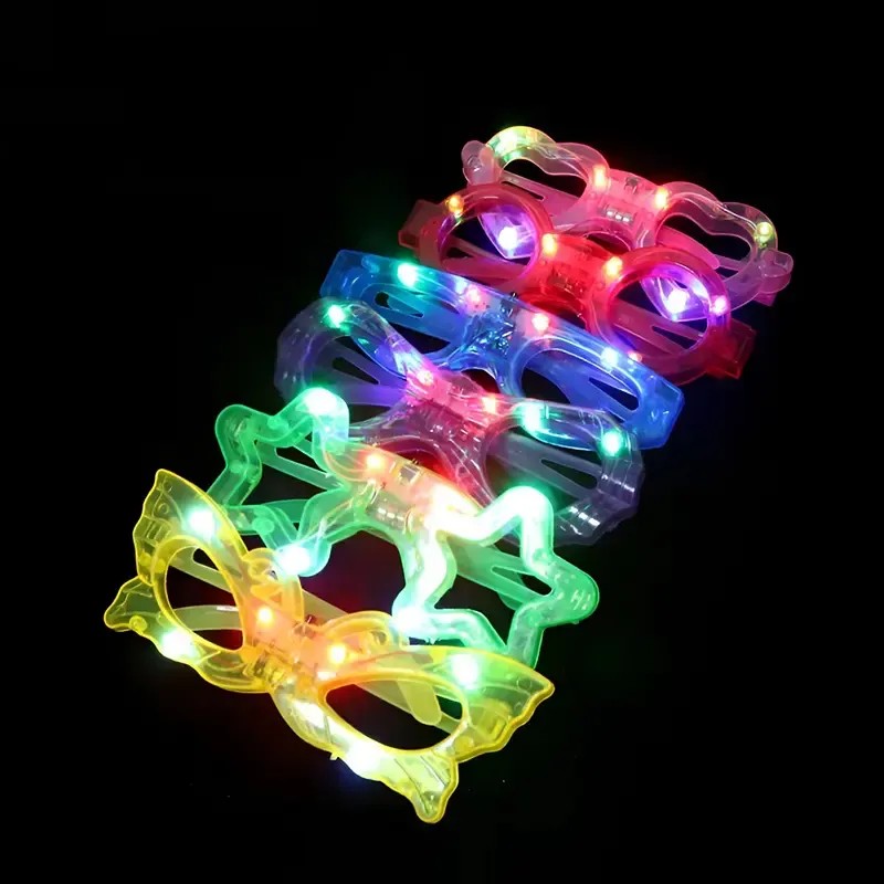 Gafas De Fiesta Luminosas Led Que Brillan En Navidad