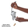 Rabbit Wine Opener, 7.8x6.3, Gray