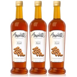 Amoretti Premium Almond Syrup 750ml 3 Pack