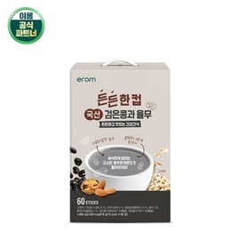 Iryom (NS홈쇼핑)든든한컵 검은콩과율무 18g x 60포(1박스) + 흔들컵33685973 Sturdy Cup Black Soybean Crushed Rate 18g x 60 Pouches (1 Box) + Shake Cup 33685973