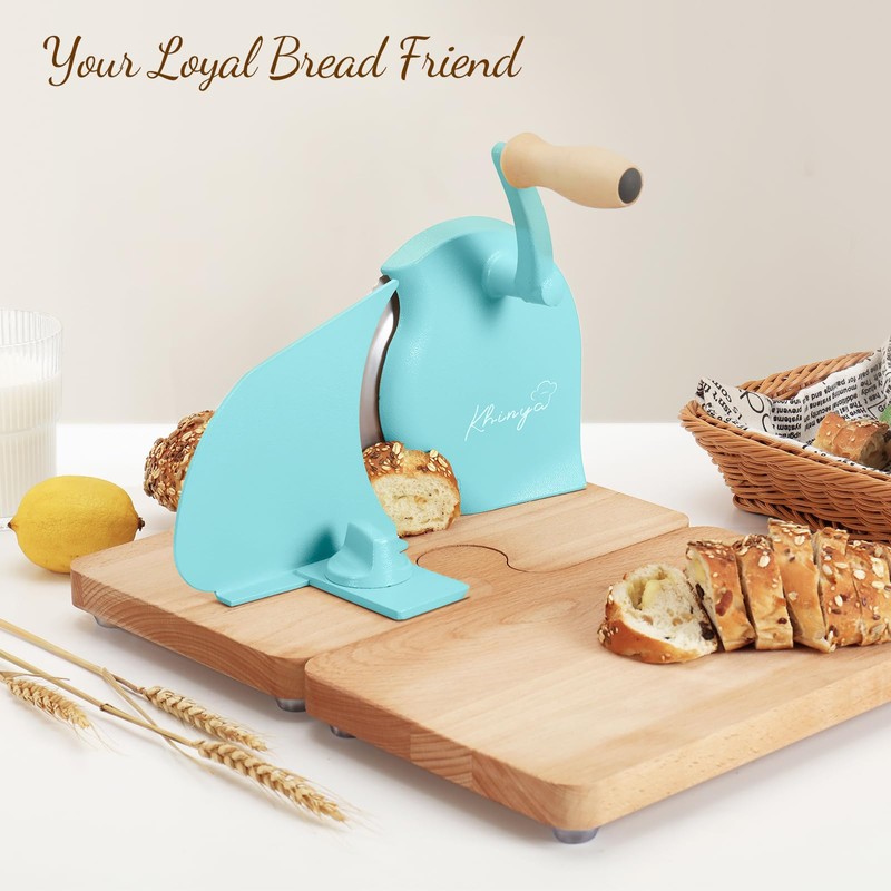 KHINYA Manual Bread Slicer - Bread Slicer for Homemade Bread,