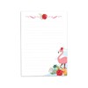 Stationery Set for Girls Flamingo Letter Pad with Envelope for