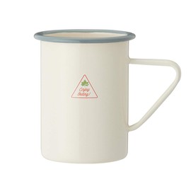 LOGOS LIFE 81280030 Enamel Mug (Blue)