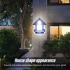 Solar Street Light House Shape ABS LED Motion Sensing Solar