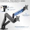 VIVO Premium Aluminum Heavy Duty Arms, Fits 2 Ultrawide Monitors