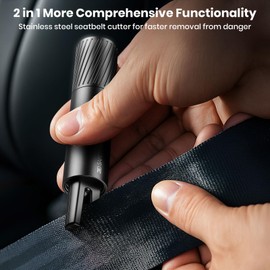 Window Breaker Seatbelt Cutter,Car Accessories for Women&Men,Gifts for Men Women Dad Mom,Stocking Stuffers for Adults Teens,Car Glass Breaker Safety Hammer Quick Emergency Escape Tool for All Vehicles