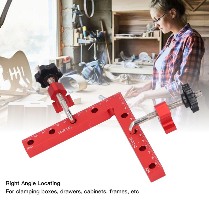 2 Pack Corner Clamps for Woodworking, Right Angle Clamp Positioning